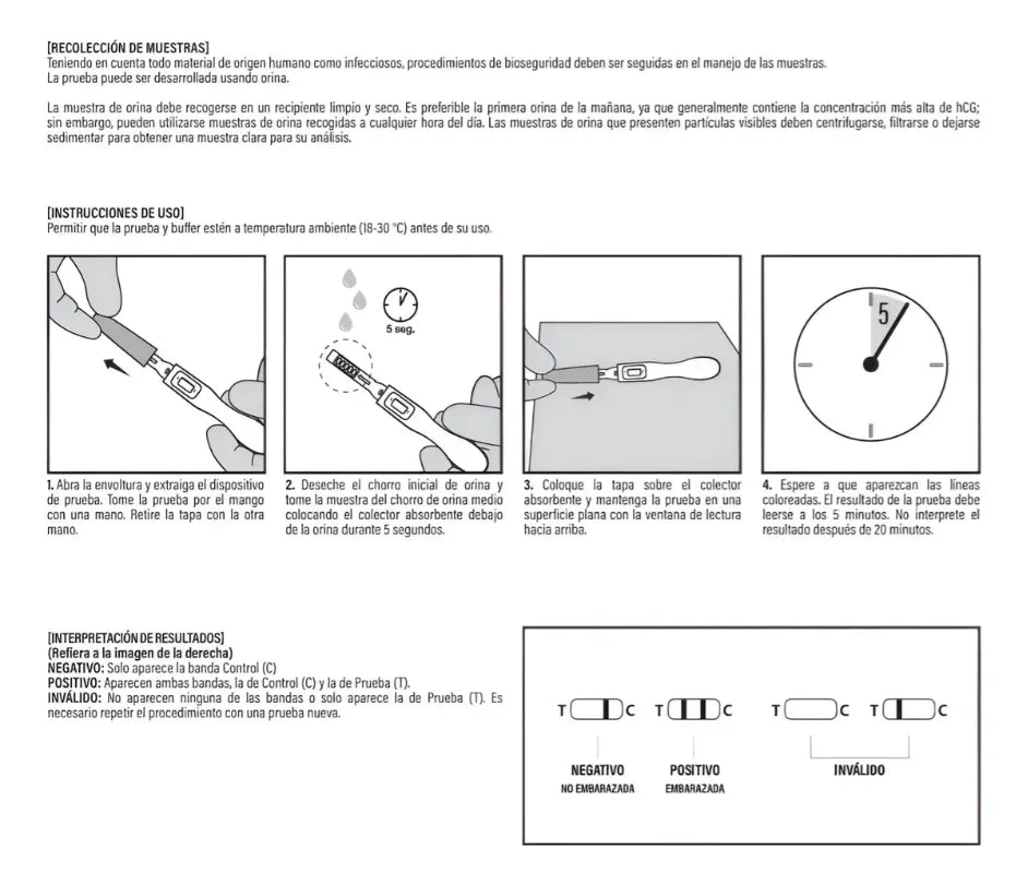 PRUEBA DE EMBARAZO REALY TECH 1 PRUEBA