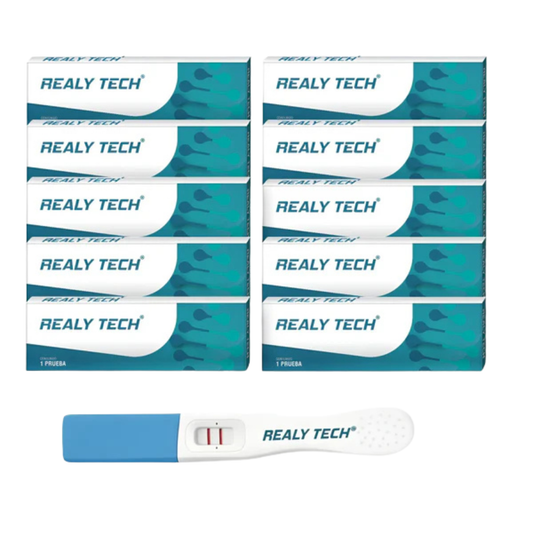 Prueba Rápida De Embarazo Realy Tech Con 10 Pz