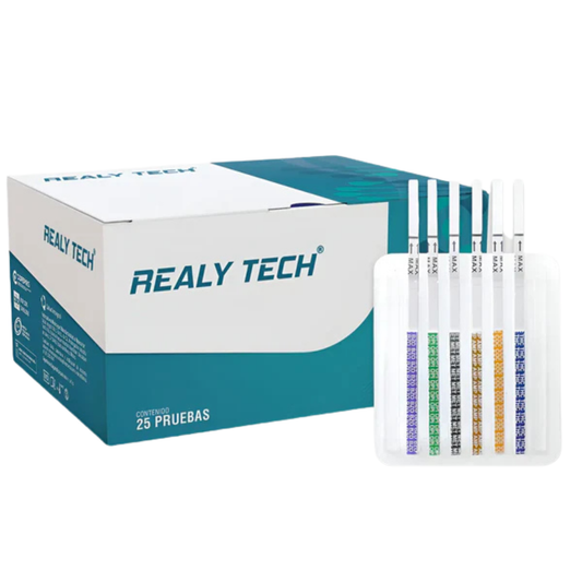 Prueba De Antidoping 6 Parámetros Realy Tech Con 25 Pz