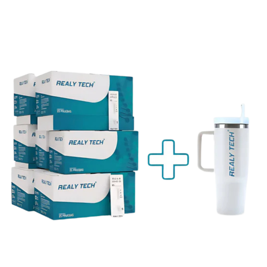 Prueba Rápida A+b / Sars Covid Realy Tech 10 Packs Con 25pz
