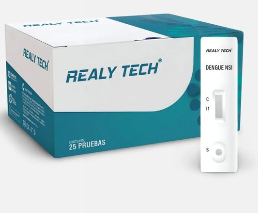 PRUEBA DENGUE REALY TECH CAJA CON 25 PRUEBAS