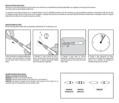 PRUEBA DE EMBARAZO REALY TECH 1 PRUEBA