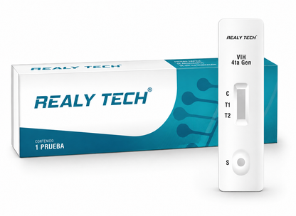 Prueba VIH Cuarta Generación Realy Tech Con 1 Pz